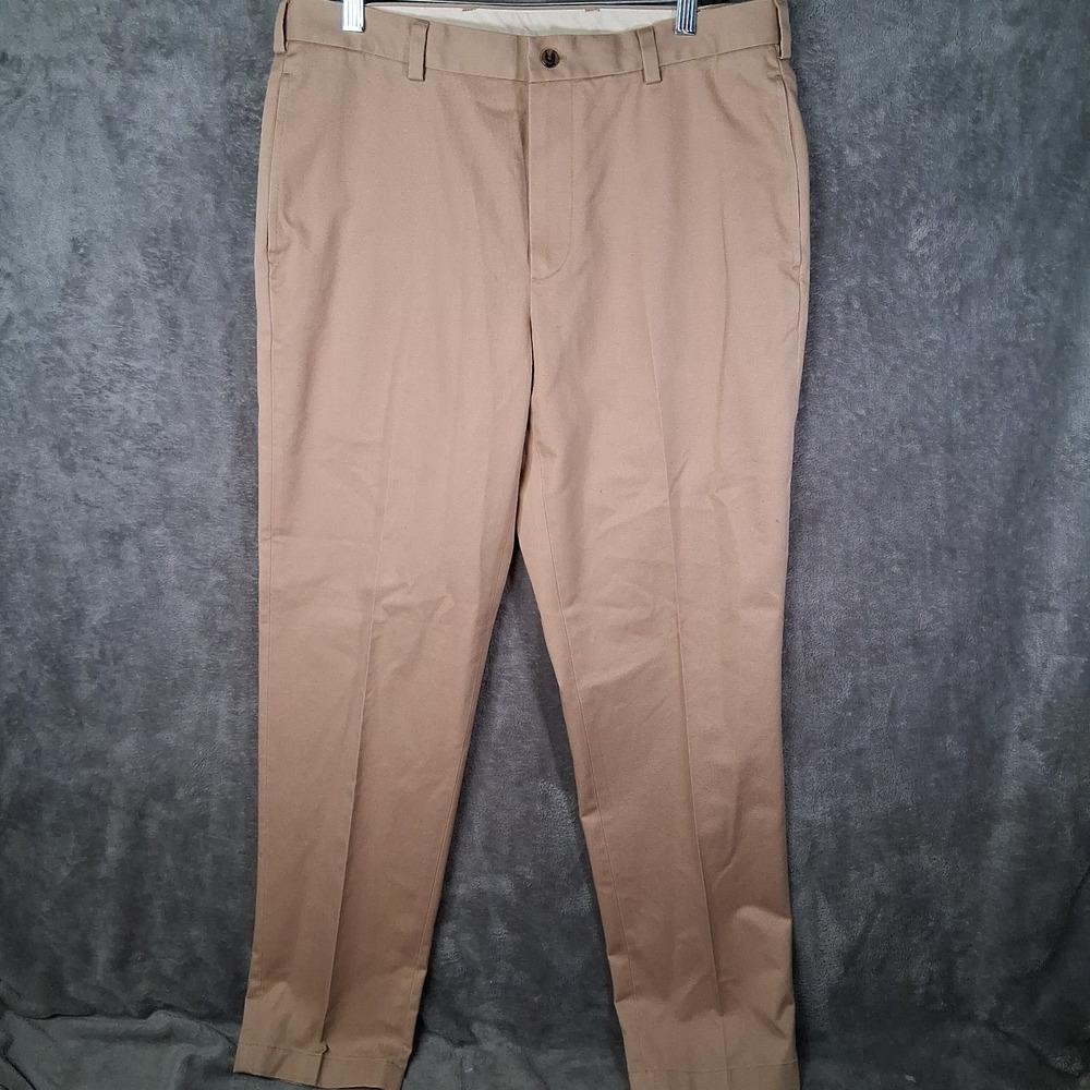 Brooks Brooks Advantage Chino Clark Pants Mens Size 36x34 Cream Straight NWOT